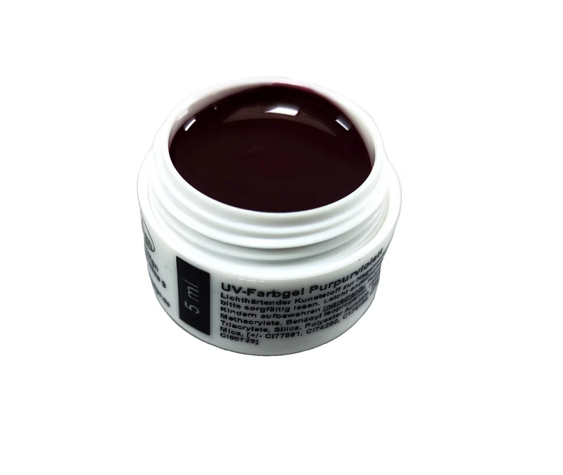 5 ml. UV Farbgel " 𝐩𝐮𝐫𝐩𝐮𝐫 𝐕𝐢𝐨𝐥𝐞𝐭𝐭" Nagelgel für French, Fullcover, Highlights